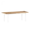 Juego de comedor Extensible 6 Sillas Mad Maciza 160 a 200 cm Blanco