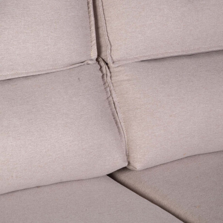 SOFA RETRACTIL 3 CUERPOS TELA NATURAL-BEIGE AMBAR BEIGE