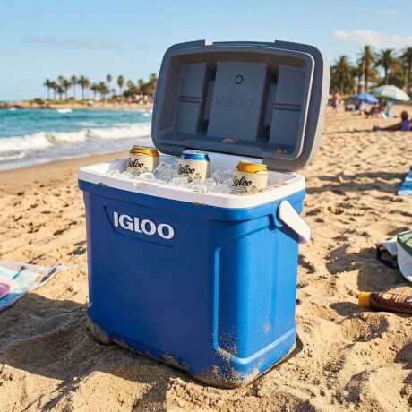 CONSERVADORA IGLOO 30QT 28 AZUL TAPA GRIS CONSERVADORA IGLOO 30QT 28 AZUL TAPA GRIS