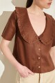 BLUSA BOSQUE Chocolate
