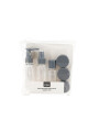 RECIPIENTES PARA VIAJE 7 PCS GRIS (V)