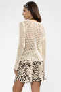LARA SHORTS Feline Cream