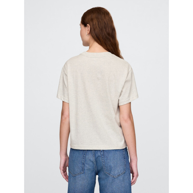 GRAPHICS 3PL - SS ART TEES B03 LIGHT GREY HEATHER