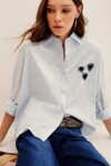 CAMISA PAINT HEART Celeste