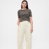 V-KHAKI BARREL CHINO