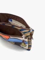 Bolsa Multiusos Estampada De Nylon multicolor
