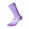 Medias Training Vectr Light Cushion Crew Socks Unisex Grape Fizz/white