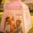Carpa Casita Infantil Desarmable C/ Ventanas Diseño Infantil Color Rosa