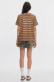 T-shirt Atenas Stripes Black