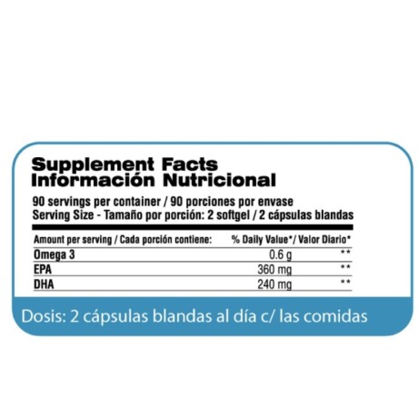 Omega 3 Fish Oil 1000 Mg X 180 Cáps Qualivits Omega 3 Fish Oil 1000 Mg X 180 Cáps Qualivits