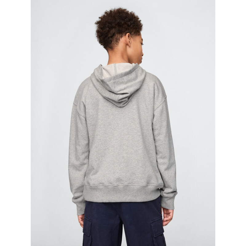 V-FRCH FT BAS HERITAGE LOGO PO LIGHT HEATHER GREY B08 L LIGHT HEATHER GREY B08