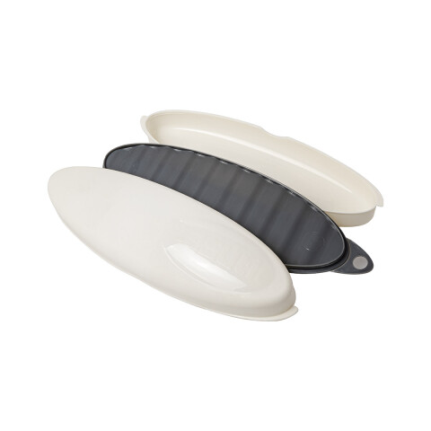 Estuche Porta Cepillos de Viaje Multiuso CREMA