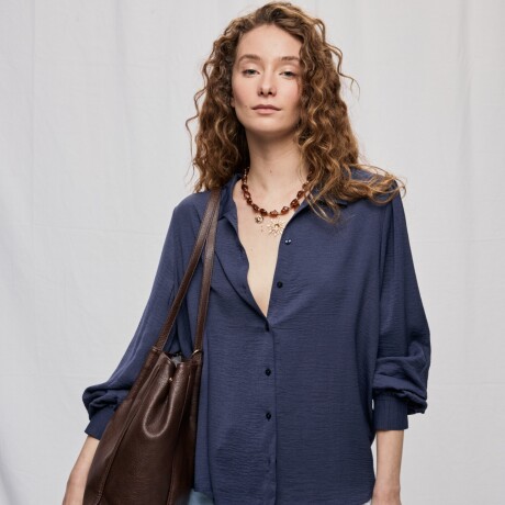 CAMISA MATT Azul Marino