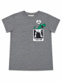 REMERA SIMIL THIAGO GRIS MELANGE M