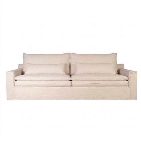 SOFÁ 4 CUERPOS TELA NATURAL-BEIGE POSITANO BEIGE
