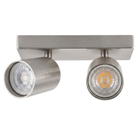 AASOL20 Luminaria de Techo Leticia Doble Plateado