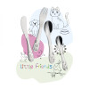 SET de Cubiertos LITTE FRIENDS 4pcs SET de Cubiertos LITTE FRIENDS 4pcs