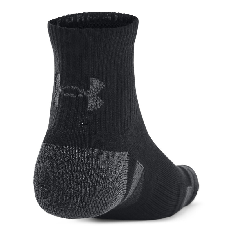 UA Performance Tech 3pk Qtr-WHT BLK-001