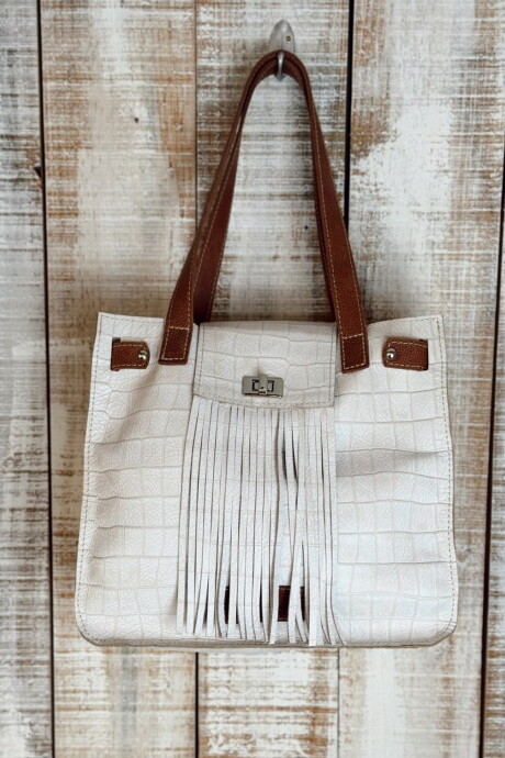 Cartera Oxford Blanco King