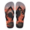 Sandalias Havaianas Top Surfer I Hombre Acero Gris/negro/naranja Sunset