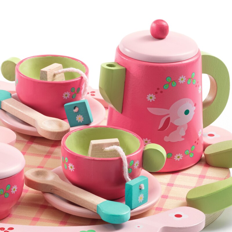 Juego de té La merienda de Lili Rose Djeco Juego de té La merienda de Lili Rose Djeco