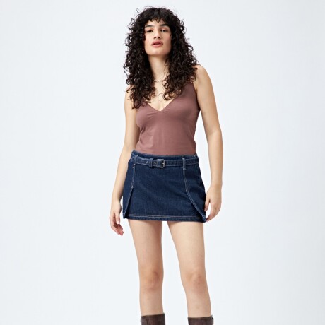 FALDA TONA Azul Oscuro