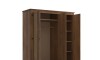 Ropero 3 Puertas 2 Cajones Madera - Linea Mexicana Oscuro
