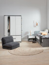 Cama c/almacenaje 1 Plaza 90x200 BILLUND bl/ho Cama c/almacenaje 1 Plaza 90x200 BILLUND bl/ho