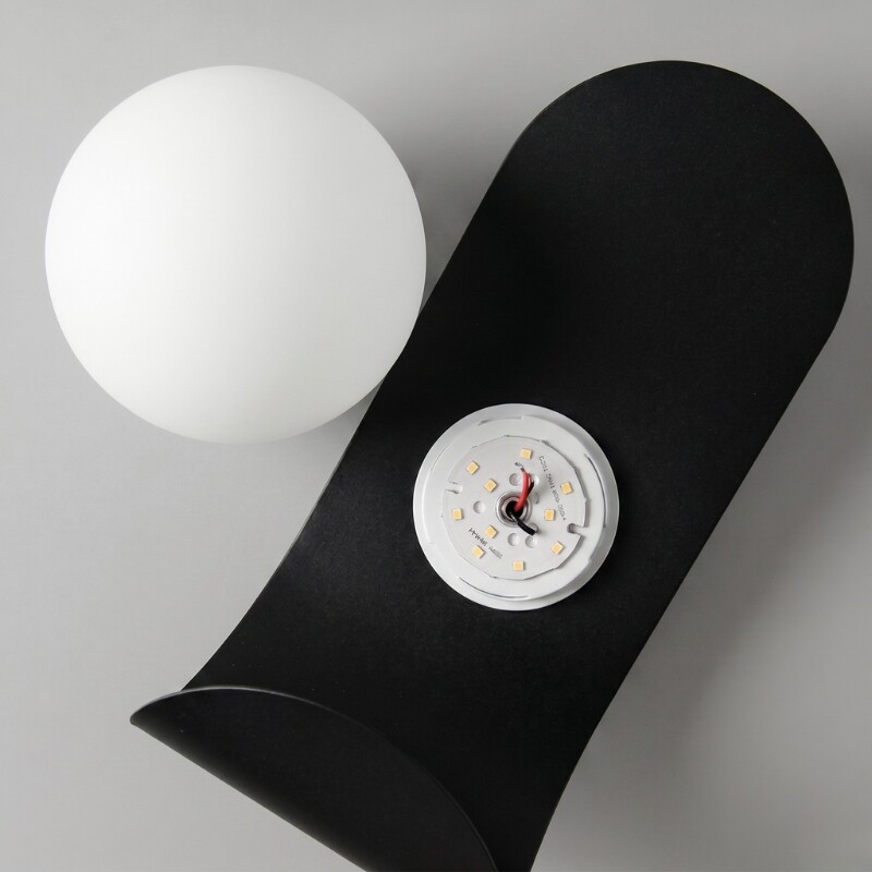 ARTEFACTO DECORATIVO DE PARED CRUX Luminaria De Pared Crux Negro