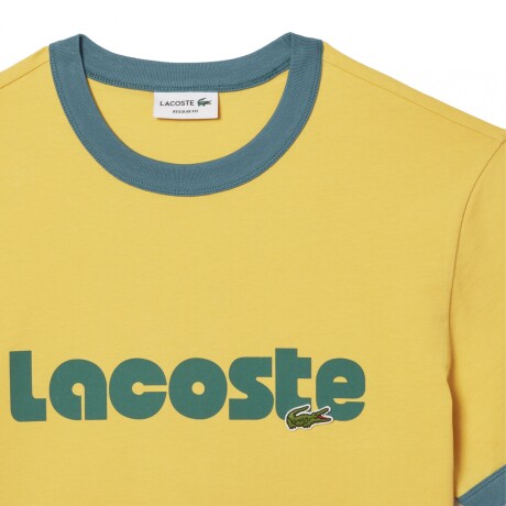 Remera LACOSTE YELLOW/BLUE