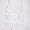 Pack de 2 Soutienes Rocío + 2 Bombachas Rita - Algodón Crema