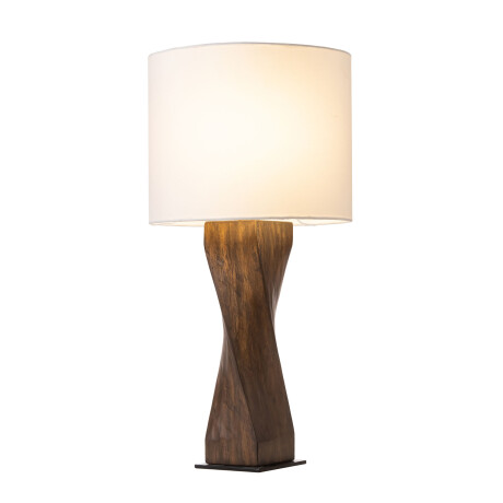 LÁMPARA DE MESA CURVED BLANCO MADERA QX47M01BW11