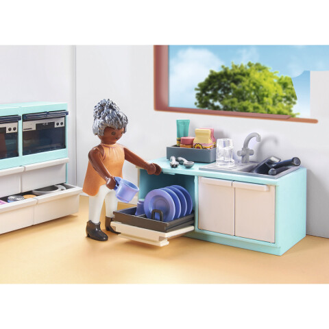Cocina y Comedor de Casa Playmobil 105 Piezas U