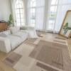 Alfombra moderna Eco-Nature - Painel | 1.50x2.00 m Beige Marrón