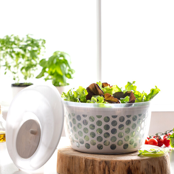SECADOR DE VEGETALES ELITE 24X17 CM BLANCO