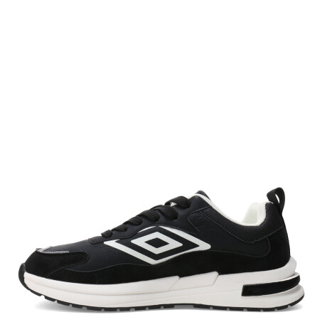 Championes de Hombre Umbro Refine Negro - Blanco