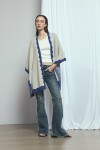 Poncho wavy PREVENTA azul