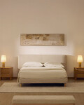 Cabecero desenfundable Blok crudo para cama de hasta 160 cm Cabecero desenfundable Blok crudo para cama de hasta 160 cm