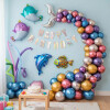 Set de globos tema Oceano peces Set de globos tema Oceano peces