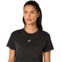 Polos Running Road Seamless SS Top Mujer Performance Black/graphite Grey
