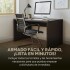 Silla Oficina Escritorio Patas Fijas Respaldo Anatómico Color Negro Plateado