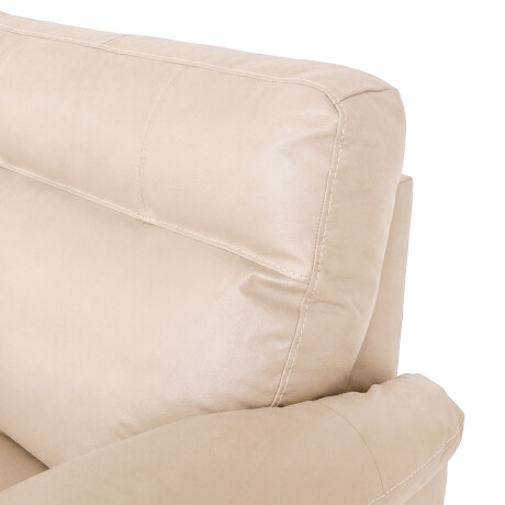 SOFÁ RECLINER 3 CUERPOS CUERO-100-NATURAL NATURAL-BEIGE IMPERIAL ARENA
