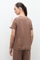 Remera bicolor topo