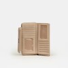 Billetera Hadley en efecto cuero Natural