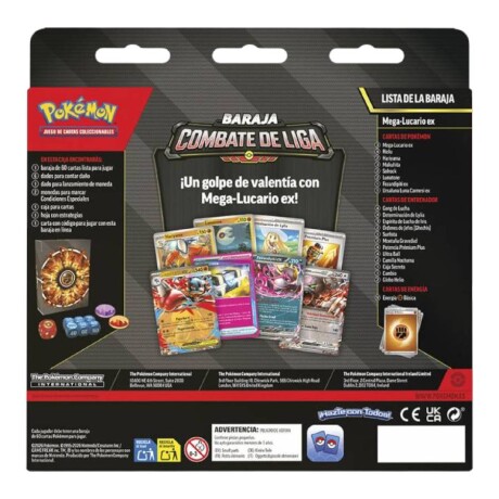 Pokémon Mazo de Combate de Liga - Mega-Lucario ex Pokémon Mazo de Combate de Liga - Mega-Lucario ex