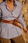 Double Hip Belt Tostado / Camel