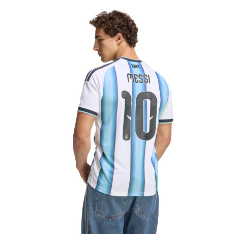 Camiseta de Hombre Adidas Argentina 26 Messi Blanco - Celeste