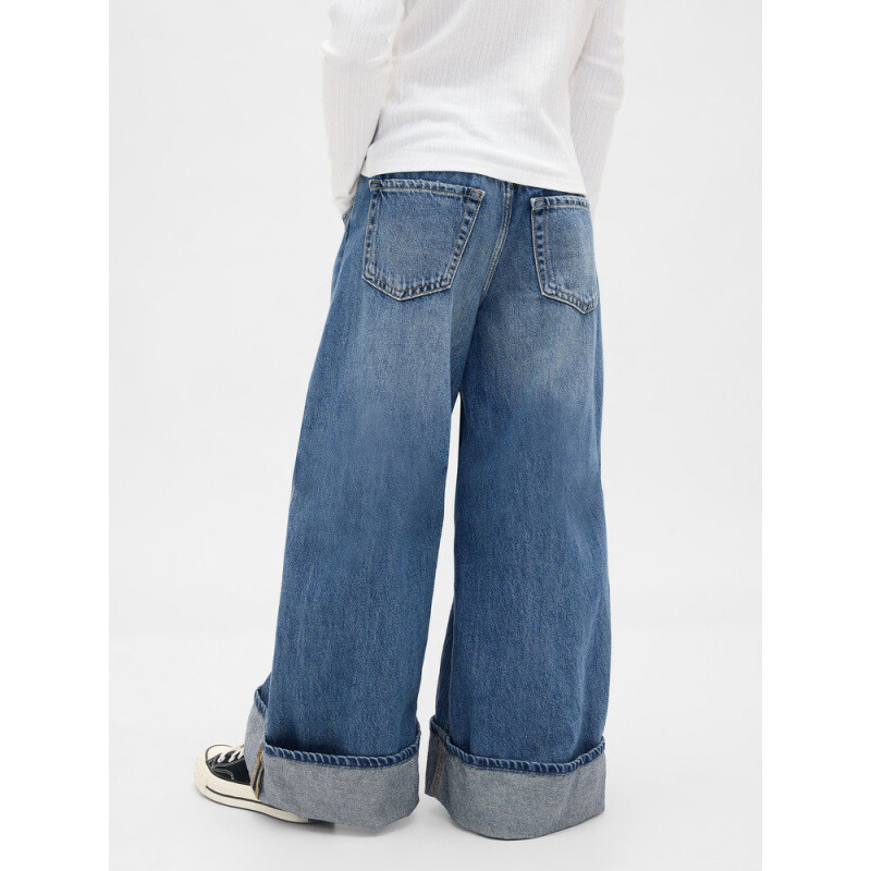 PO BAGGY - CUFF MED MEDIUM WASH