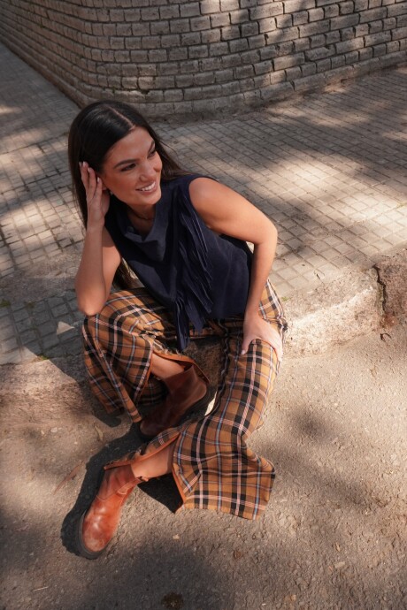 Crazy Pants Vol2 Cuadrillé Mostaza