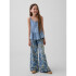 TIERED DENIM TANK LIGHT WASH